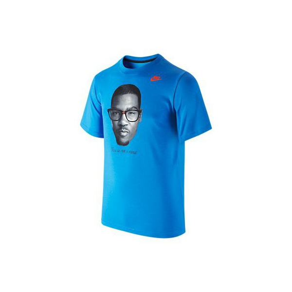 Nike Tee-Shirt KD IS NOT A NERD JR Bleu Nike Tee-Shirt KD IS NOT A NERD JR Bleu