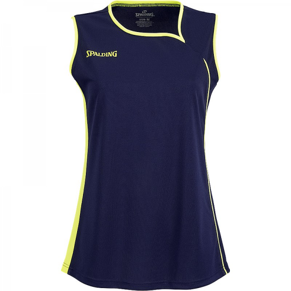Spalding Maillot 4her II marine/jaune fluo Spalding Maillot 4her II marine/jaune fluo