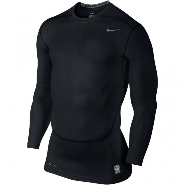 Nike Pro Combat Core LS Top Noir Nike Pro Combat Core LS Top Noir