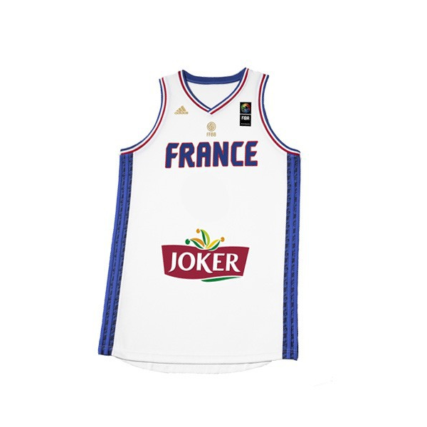 Adidas Maillot Equipe de France Blanc Adidas Maillot Equipe de France Blanc