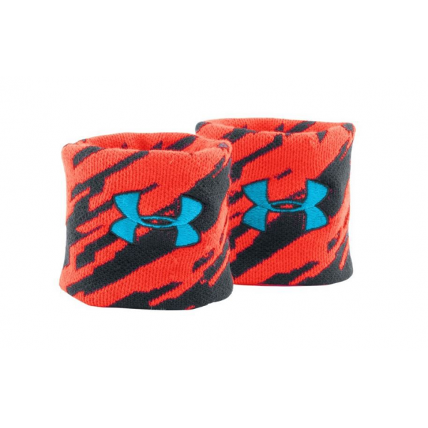 UA Jacquard Wristband Noir/Rouge UA Jacquard Wristband Noir/Rouge
