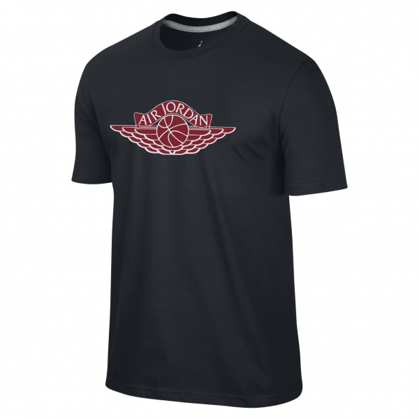 Jordan Wings Logo Tee Black/red Jordan Wings Logo Tee Black/red